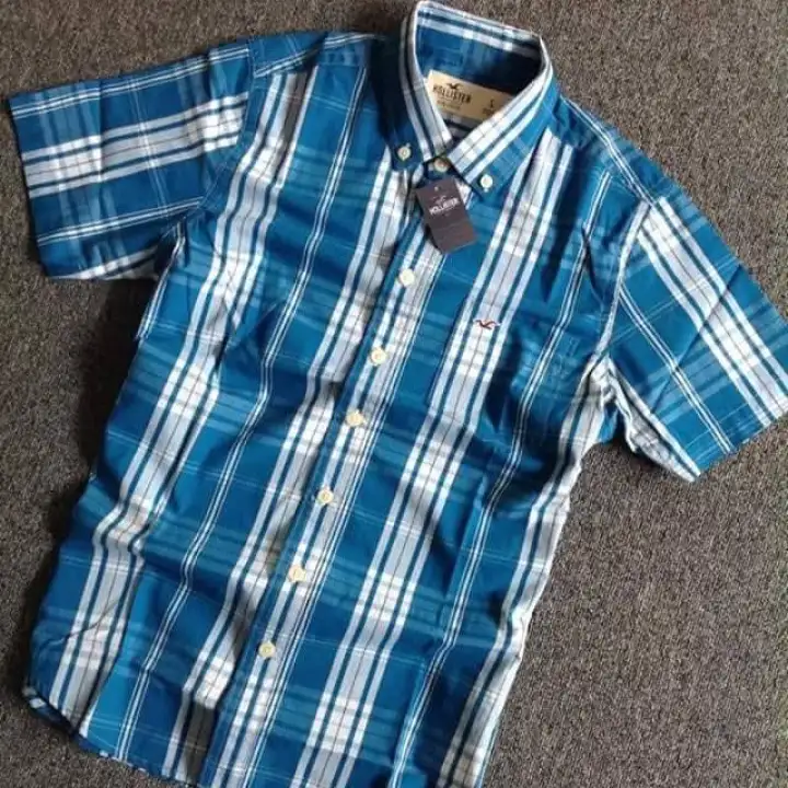 [HCM]HOLLISTER Tay Ngắn Sọc Phối