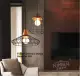 Bộ 3 Đèn thả lồng sắt đuôi gỗ dáng Xòe hoa - Hình trụ. 