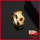 Nhẫn Nam Bạc Thái Xi Mạ Vàng 18k Cao Cấp, Nhẫn Nam Đẹp, Nhẫn Nam Phong Thủy, Nhẫn Rồng Nam, Nhẫn Đính Đá Đỏ Bảo Tín ( màu vàng). 