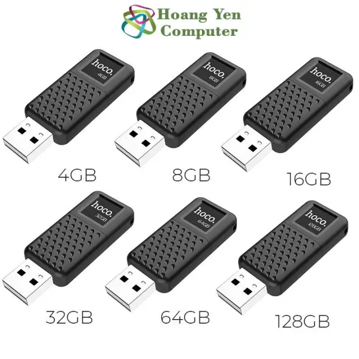 USB 2.0 Hoco UD6 Dung Lượng 16/32/64/128 GB - BH 5 Năm Chính Hãng - Hoàng Yến Computer