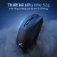 Delux M600 Series Wired & Wireless Rechargeable Gaming Mouse MAX 26000 DPI PAW3395 PAW3311 PMW3325 52g light-weight Mass-centralized Design PC/Laptop/Windows. 