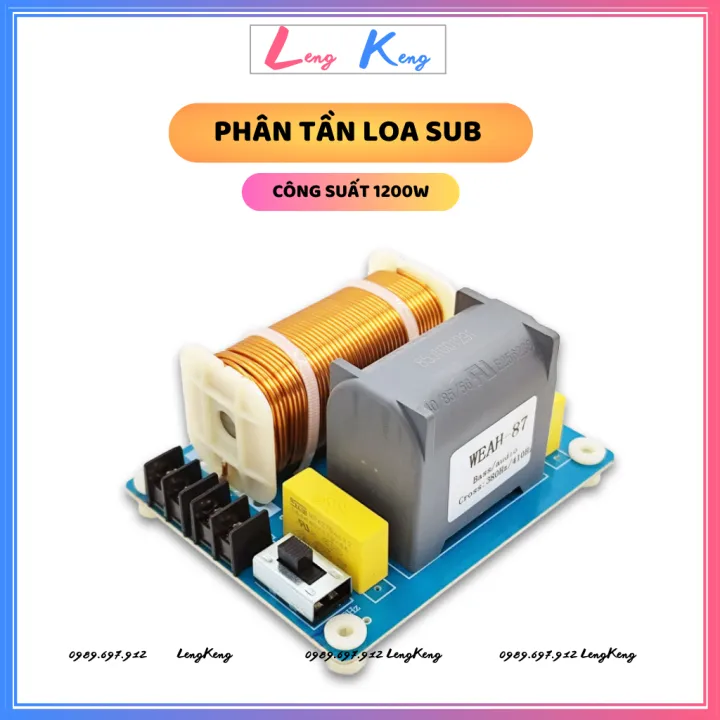 [Giá 1 mạch] Mạch phân tần loa Sub hơi Bass 20, 30, 40, 50 WEAH-87 | Phân tần loa sub hơi