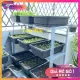 Kệ sắt V lỗ đa năng V4x4cm trồng rau ( Rộng 60cm x Dài 1.4m x Cao nhiều kích thước ). 