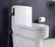 Combo vòi xịt ( không có van chia nước ) Inox 304 màu đen cao cấp - đế cài vào bồn cầu không khoan lỗ. 