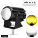 AUTOFun Đèn Trợ Sáng xe máy xe điện đèn bi cầu mini chính hãng bi Cầu đèn pha bi cầu xe máy 2 Màu Cos vàng Pha Trắng BCmini. 