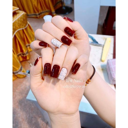 Sơn móng tay gel đỏ đô đỏ mận siêu ưa chuộng của thợ nail15ml  Shopee  Việt Nam