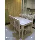 Bàn ghế ăn mặt đá kiểu pháp- Nhập khẩu nguyên bộ. 