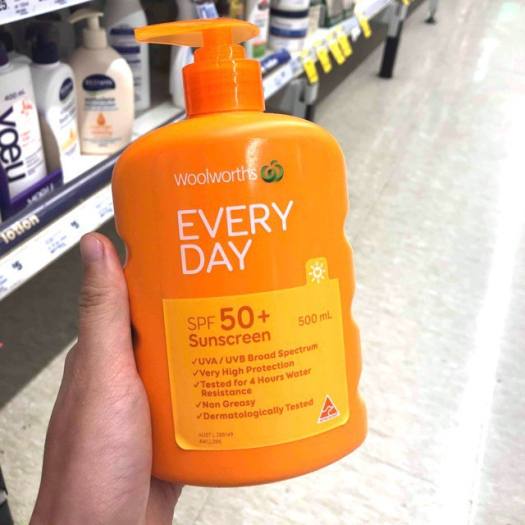 everyday sunscreen woolworths