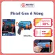 Đồ Chơi Trẻ Em Phóng Xốp Neft PISTOL GUN 6 NÒNG Xoay - Nhựa ABS An Toàn Với Trẻ Em. 