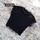 Áo croptop cổ tròn cuốn biên thời trang xixo chất thun borip cao cấp sang mịn đẹp. 