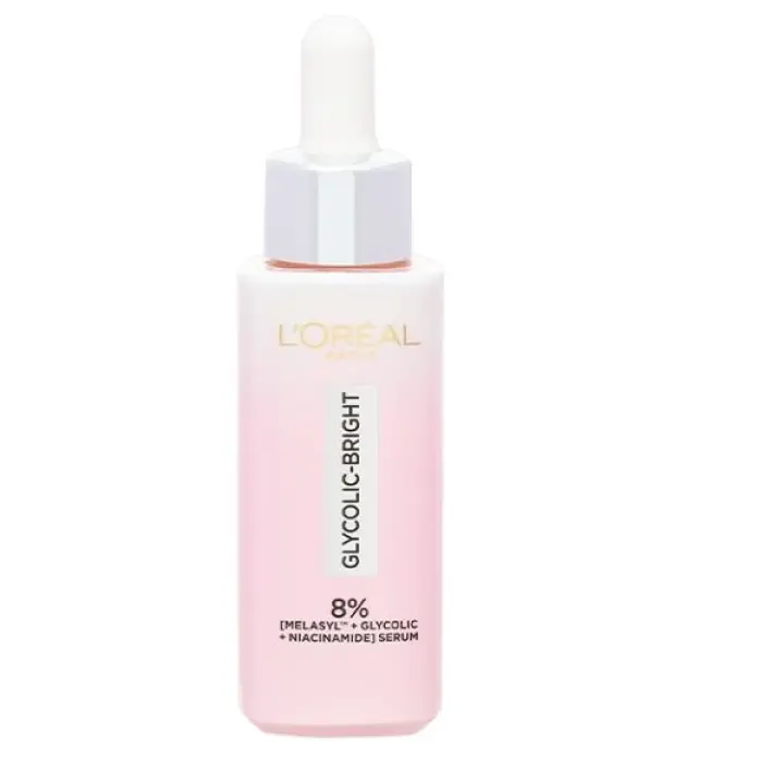 Tinh Chất Làm Mờ Thâm Nám L'Oreal Paris Glycolic-Bright Serum Trắng Da Tức Thì 30ml