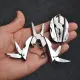 Kềm đa năng mini 10 công dụng gấp xếp gọn bỏ túi có móc khóa, dụng cụ sinh tồn đi phượt du lịch kìm, dao, tua vít gerber. 