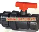 Van nhựa HDPE vặn ren, van D20. 