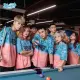 Hải Anh Uniform Áo Lớp Patchy Ombre Xanh Hồng. 