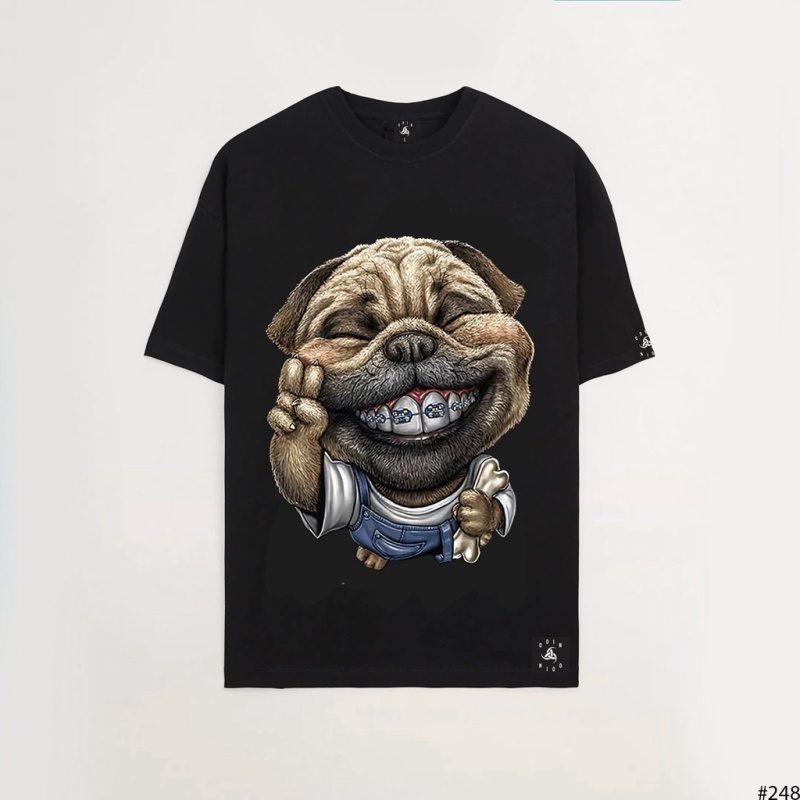 Áo thun Oversize Always Smile, áo phông T shirt nam nữ unisex, ODIN