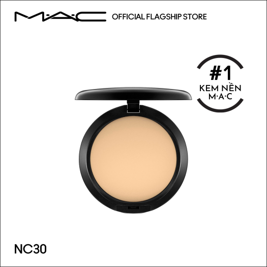 MAC - Bộ 2 món: Phấn nền phủ dạng nén MAC Studio Fix Powder Plus Foundation  15g,