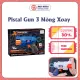 Đồ Chơi Trẻ Em Phụt Xốp Neft PISTOL GUN 3 NÒNG XOAY - Nhựa ABS An Toàn Với Trẻ Em. 