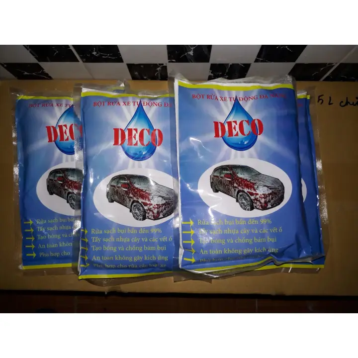 Bột rửa xe không chạm DECO - Siêu mạnh - Siêu sạch - Cực an toàn - PH trung tính