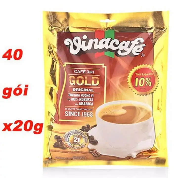Cà phê hòa tan Vinacafe bịch 40 gói (date mới 3/2023) – OEM – top1shop