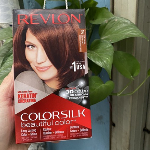 Nhuộm tóc REVLON Color Silk Hàng MỸ 130ml (10 20 27 30 31 32 33 40 41 42 46  47 54) - Thuốc nhuộm 