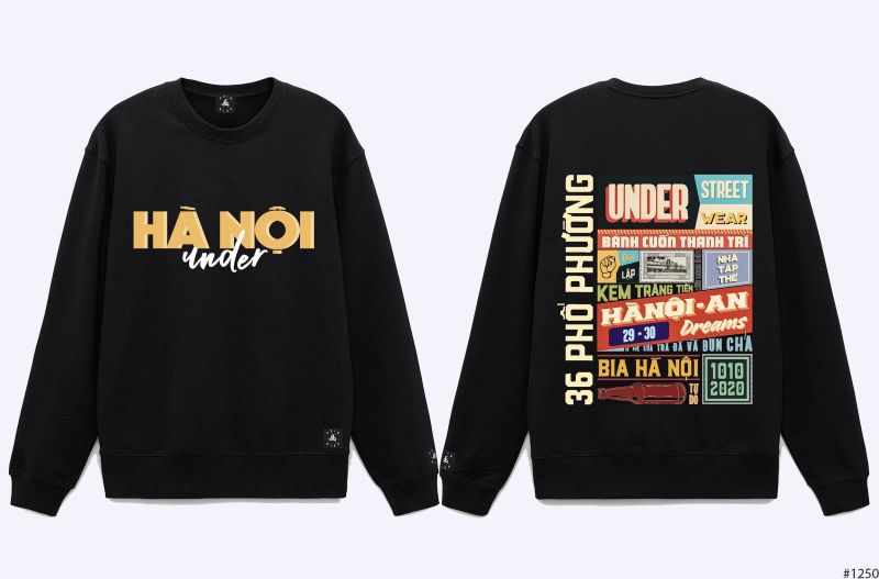Áo sweater od oversize hanoi , áo nỉ dài tay unisex odin clothing