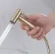 Vòi xịt nhà vệ sinh cao cấp màu vàng Inox 304. 