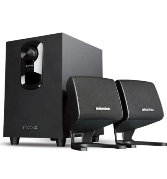[HCM]Loa Vi Tính Microlab M108BT - Hàng Chính Hãng. Hệ Thống Loa 2.1 Công Suất Lớn. Âm Bass Siêu Trầm Loa Phóng Cho Âm Thanh Chất Lượng. Thiết Kế Đẹp Mắt. Bảo Hành 12 Tháng