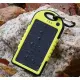Pin sạc dự phòng năng lượng mặt trời 5000mAh (Vàng). 
