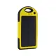 Pin sạc dự phòng năng lượng mặt trời 5000mAh (Vàng). 