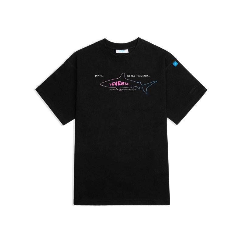 Levents® áo thun shark tee/ black