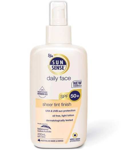 sunsense daily face spf 50 sunscreen