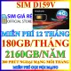 FREESHIP - Sim 4G Vinaphone trọn gói 1 năm D159V, U1500, BIG50Y, FHAPPY, D89Y, D500 - Shop sim giá rẻ - CHƯA KÍCH HOẠT.. 