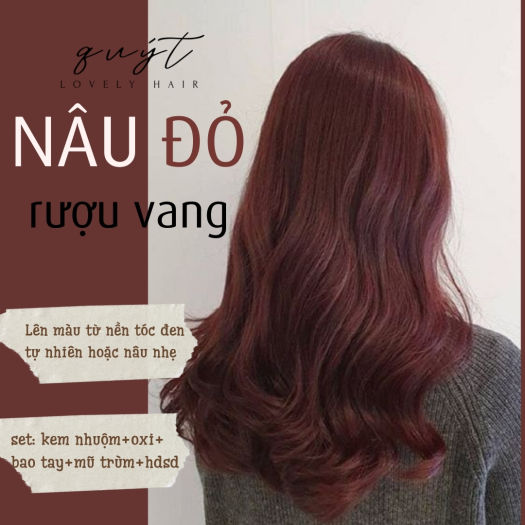 8 kiểu tóc nhuộm màu đỏ rượu vang đẹp mê ly thu hút ánh nhìn - ALONGWALKER