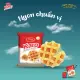 Combo 3 bánh karo mix 2 vị, 2 sợi gà + 1 phô mai hoàng kim, bánh Karo tươi, HSD 45 ngày từ NSX - Bánh keoh Richy. 