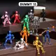 Mô hình Robot Figure Dummy 13 Nhân Vật in 3D với khớp nối linh hoạt cử động siêu thật, tạo nhiều kiểu dáng các nhân vật. 