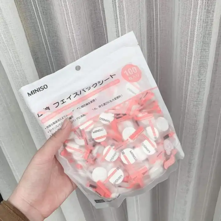 Gói 100 viên Mặt Nạ giấy nén Miniso từ Nhật Bản