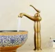 Vòi lavabo nóng lạnh cao giả cổ dùng cho lavabo đặt bàn MS10. 