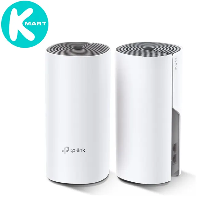 Bộ Phát Wifi Mesh TP-Link Deco E4 (2-pack) Băng Tần Kép MU-MIMO AC1200 - Hàng Chính Hãng