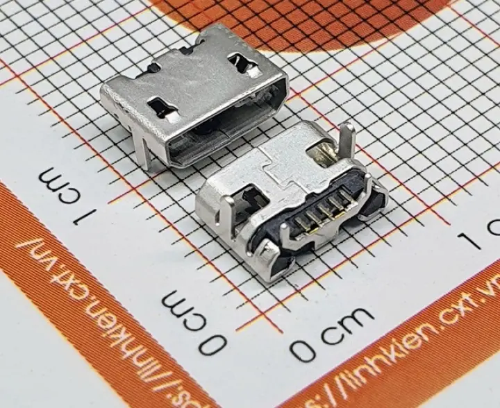 Cổng Micro USB 5P 4 chân cắm T1