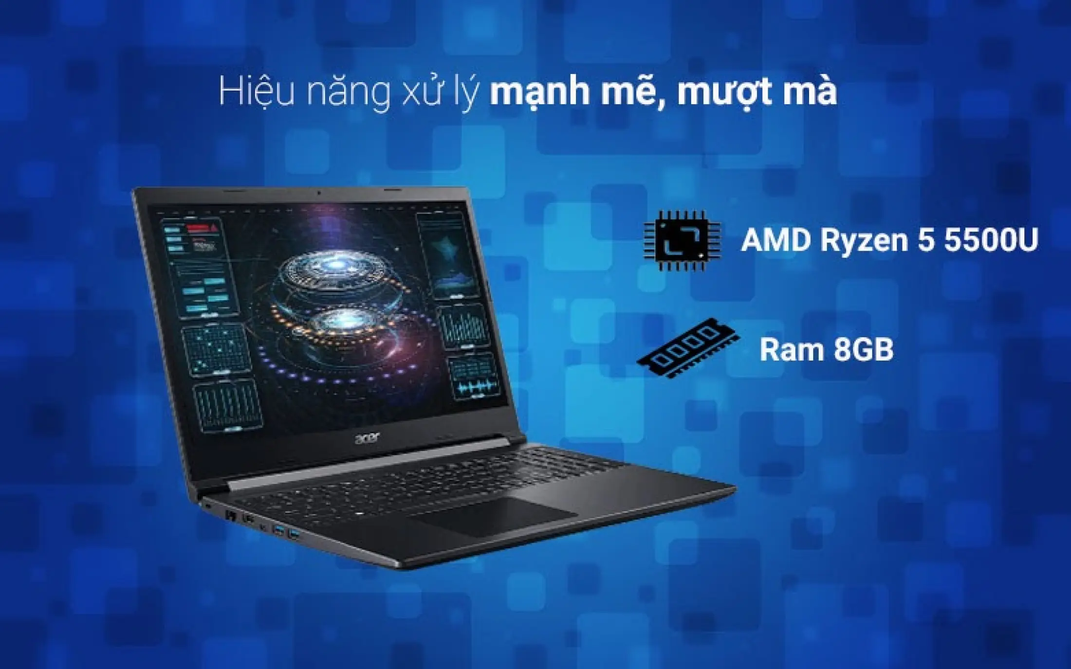 vi xử lý AMD Ryzen 5 5500U