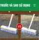 Chổi Chà Sàn Chổi Sợi Cước Cán Dài Chà Sàn Công nghiệp Vệ Sinh Sân Vườn Kích Thước 27cm 30cm 50cm 80cm Dễ Dàng Sử Dụng. 