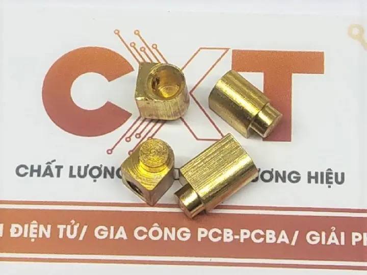 M3+9.5mm Cọc đồng hàn mạch - Chân Tròn