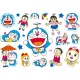 Hình xăm dán Tattoo DORAEMON DOREMON dễ thương cute TooYoo BK00015. 