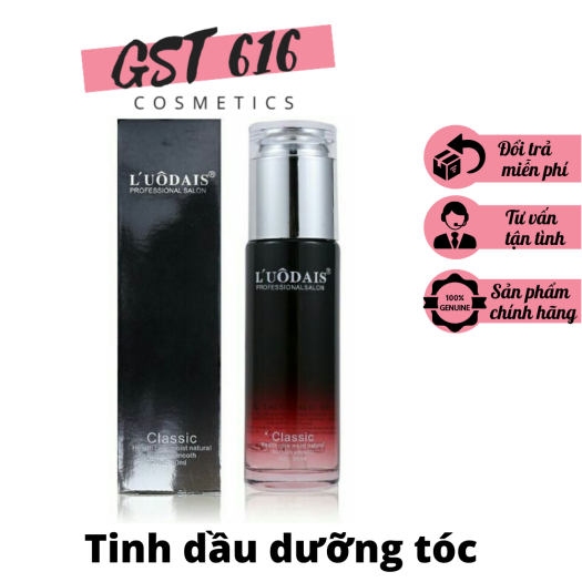 Tinh dầu L\'UÔDAIS Classic dưỡng tóc uốn giúp tóc mượt mà, bóng loáng như tóc ở các bảng quảng cáo. Sản phẩm được chiết xuất từ các thành phần tự nhiên, giúp nuôi dưỡng tóc từ bên trong. Hãy xem hình ảnh liên quan để khám phá thêm về sản phẩm này nhé!