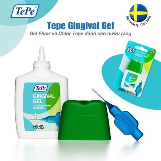 Gel Fluor và Chlor đặt vùng nướu răng Tepe Gingival Gel With