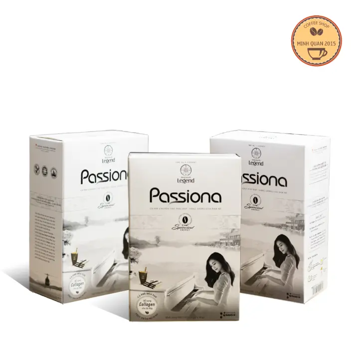Cafe Zone 67 Cà Phê Sữa Passiona 4in1 hộp 14 gói Trung Nguyên – Cà Phê Dành Cho Phái Đẹp