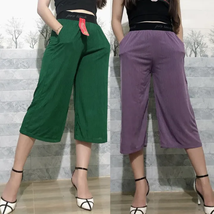 Quần ống rộng lửng thời trang xixo cao cấp