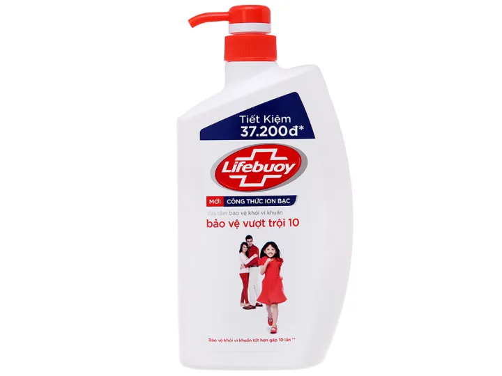 Sữa tắm Lifebuoy bảo vệ vượt trội 850g 833ml