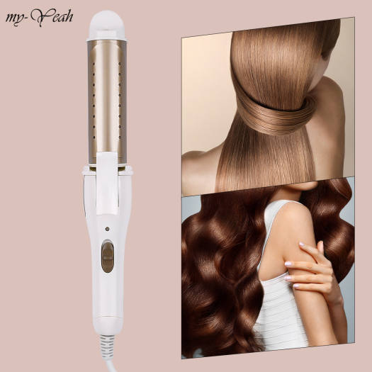 myyeah Electric Hair Curler 2 In1 Curling Iron 30mm Curls Hair Straightener  Fast Heating Hair Styling Professional Machine Tools - Phụ kiện cho tóc |  