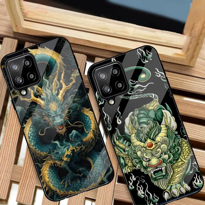 Ốp Lưng SAMSUNG GALAXY A12, A22 4G,M32 , M12, A22 5G, M22 mặt kính cường lực cao cấp thiết kế Độc Quyền